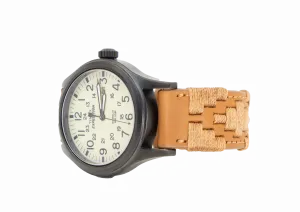 Marrón Expedition Watch - Cream Face