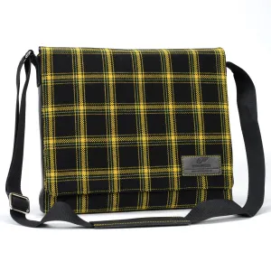 Messenger Bag - Tartan Yellow