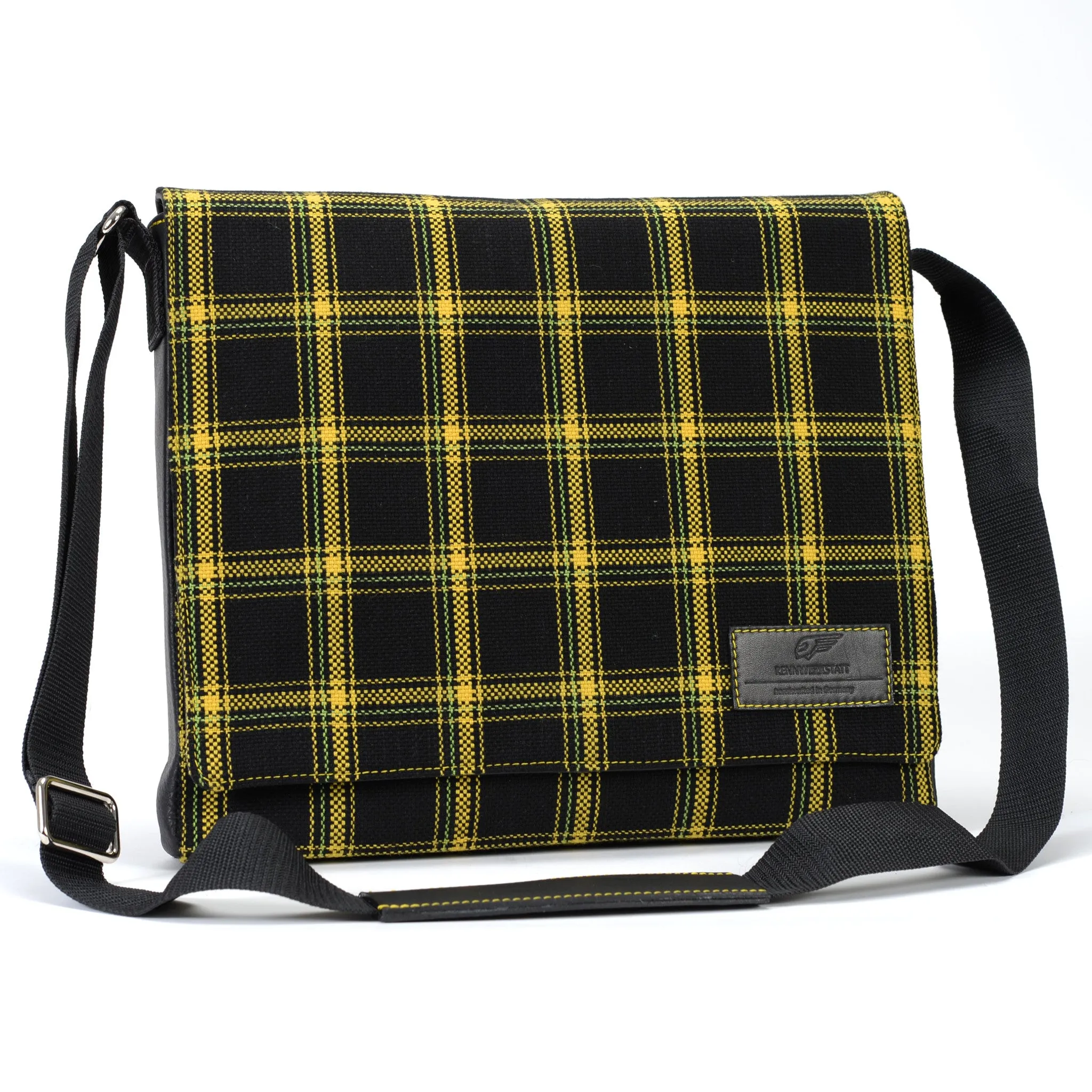 Messenger Bag - Tartan Yellow