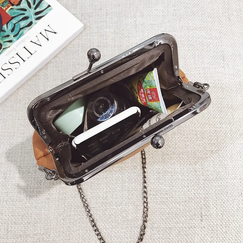 Messenger Bags for Women PU Leather Tassel Fashion Frame Bag