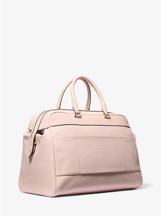Micheal Kors Large Logo Weekender Bag Dark Powder Blush