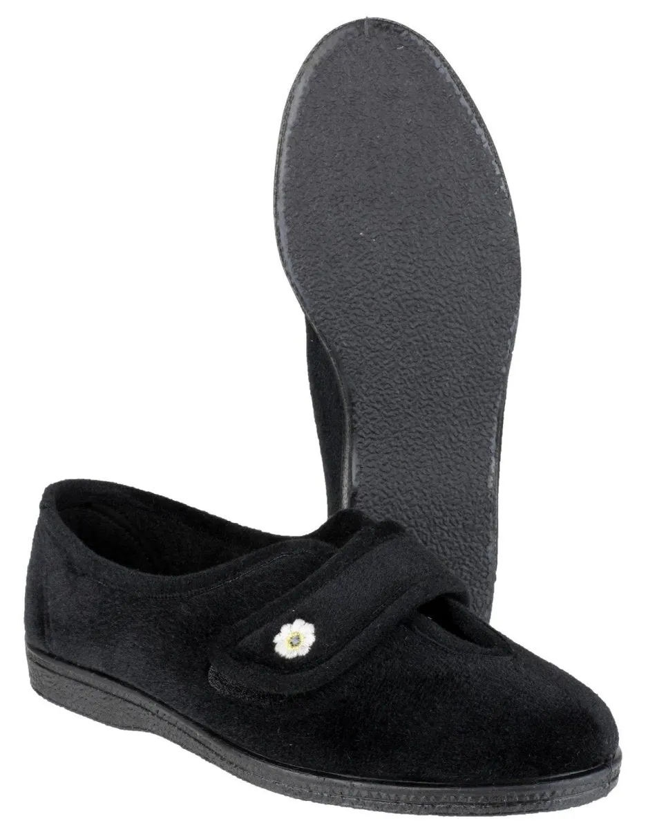Mirak Andrea Ladies Touch Fastening Slippers