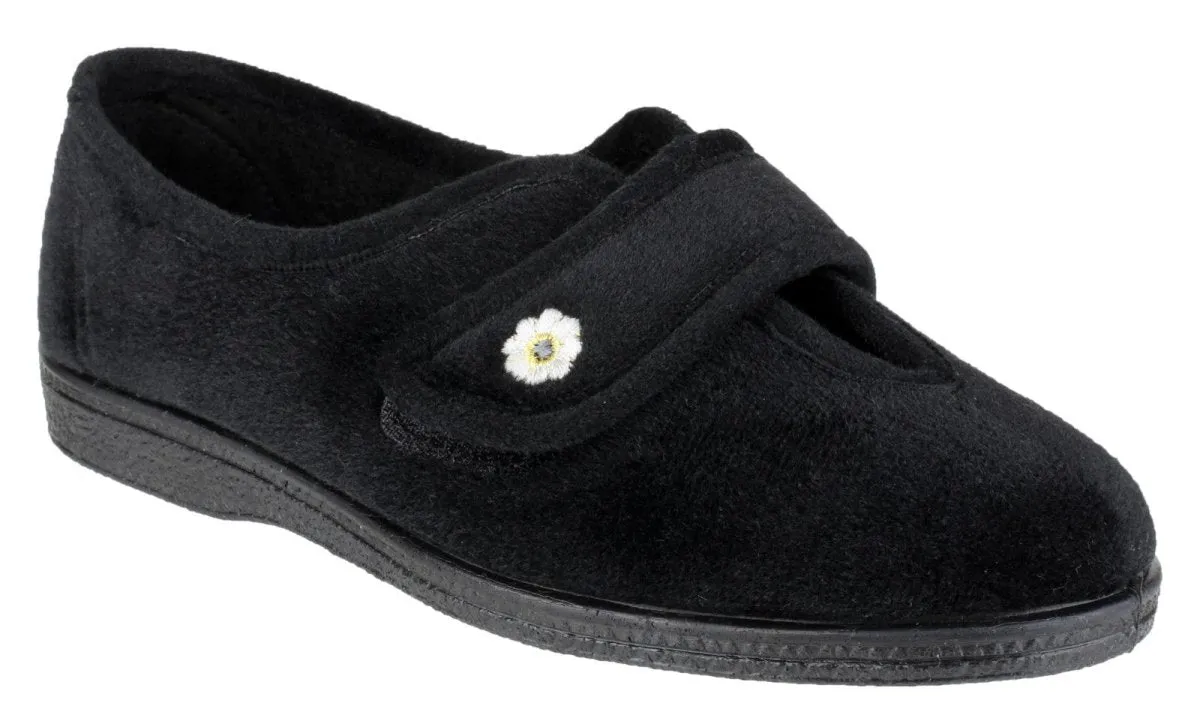 Mirak Andrea Ladies Touch Fastening Slippers