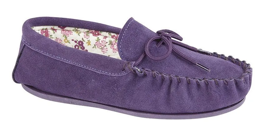 Mokkers LS339P Womens Moccasin Slipper