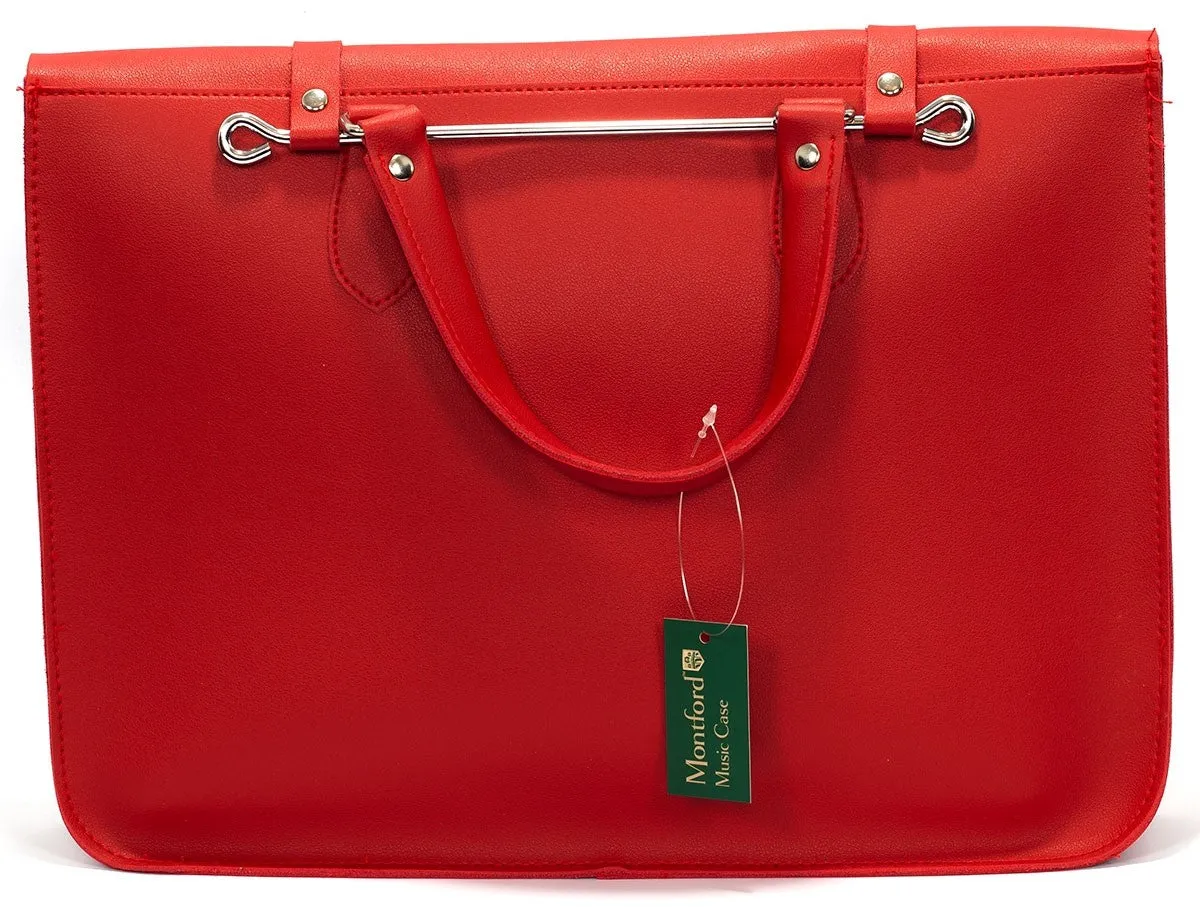 Montford MFC5R Red Leatherette Music Case