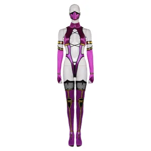 Mortal Kombat 9 Mileena Purple Sexy Cosplay Suit Cosplay Costume Outfits