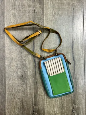 Multi Leather & Fur Small Rectangle Bag