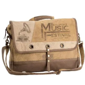 Music Festival Laptop Messenger Bag