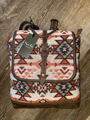 Myra- Maya Backpack Upcycled Canvas Backpack