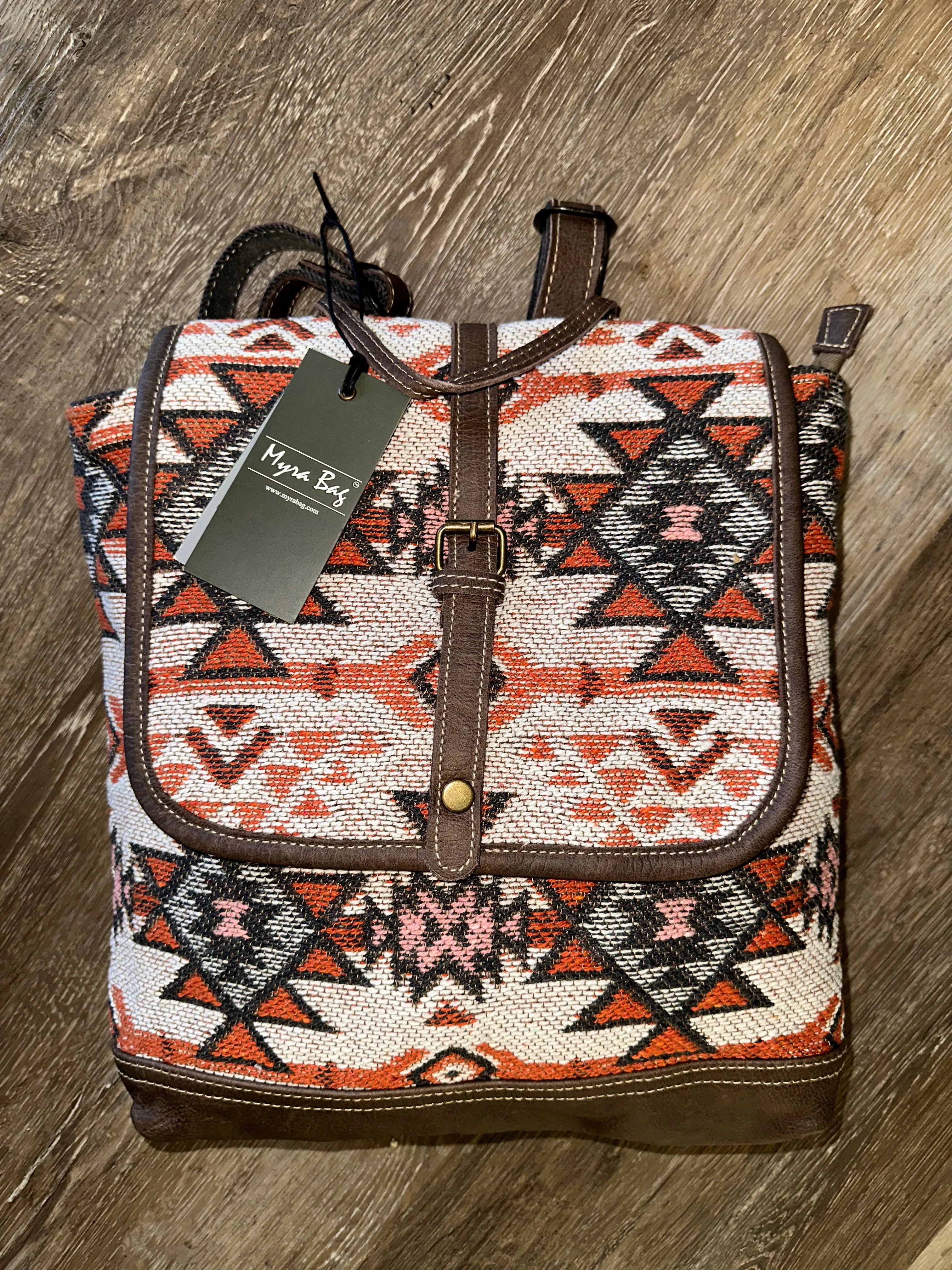 Myra- Maya Backpack Upcycled Canvas Backpack