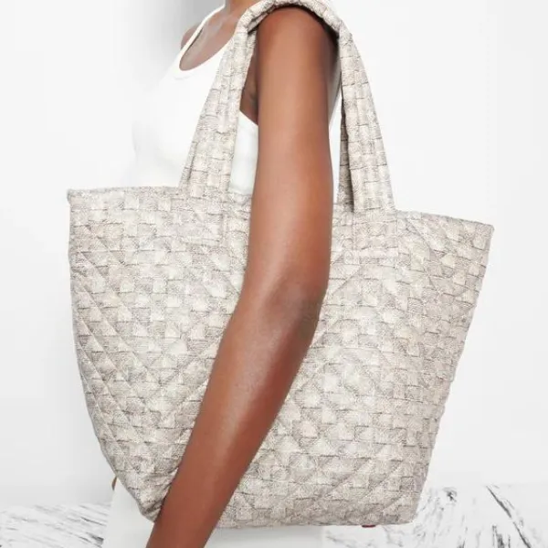MZ Wallace Medium Metro Deluxe Tote in Jute