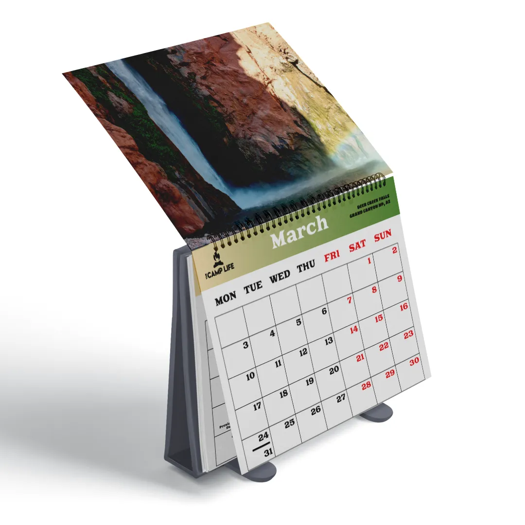National Parks Calendar | 2025 Waterfalls