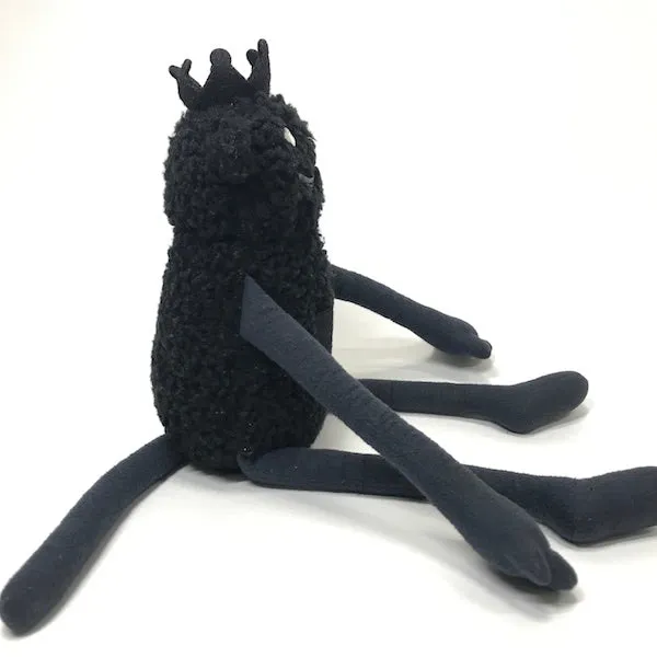 Neighborhood Vintage Stuffed Animal Black