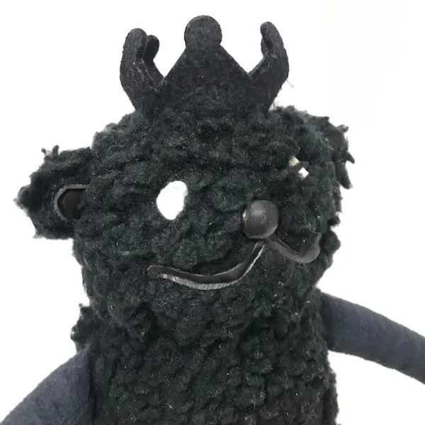 Neighborhood Vintage Stuffed Animal Black
