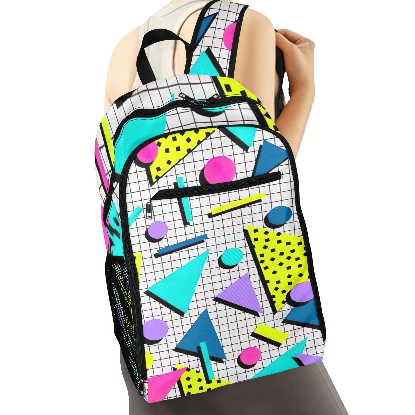 Neon Frost All Over Print Leisure Sports Backpack