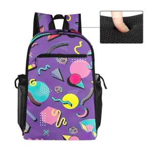 Neon Grape Vibes All Over Print Leisure Sports Backpack