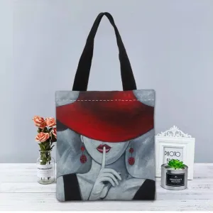 New Custom malika favre sephora printed Handbag canvas tote bags shopping travel Casual Useful Shoulder Bag women bag