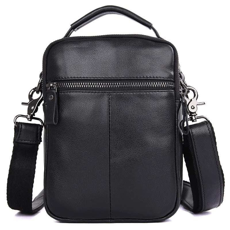 New Fashion Messenger Bags Casual Leather Bags For Men Leather Messenger Corssbody Side Shoulder Bag 1012