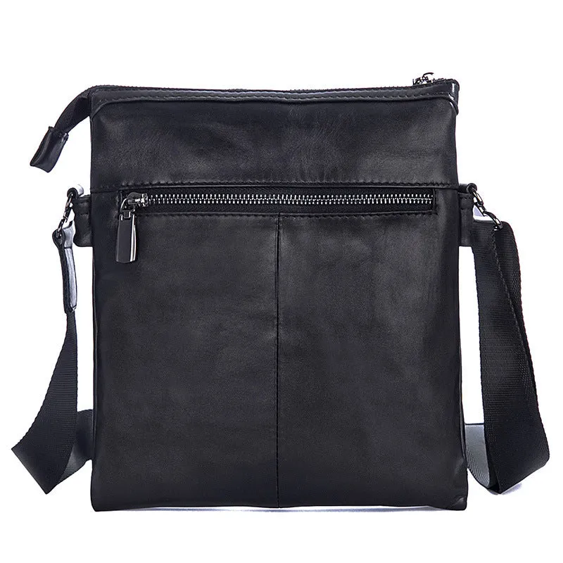 New Fashion Messenger Bags Casual Leather Bags For Men Leather Messenger Corssbody Side Shoulder Bag 1023A
