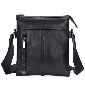 New Fashion Messenger Bags Casual Leather Bags For Men Leather Messenger Corssbody Side Shoulder Bag 1023A