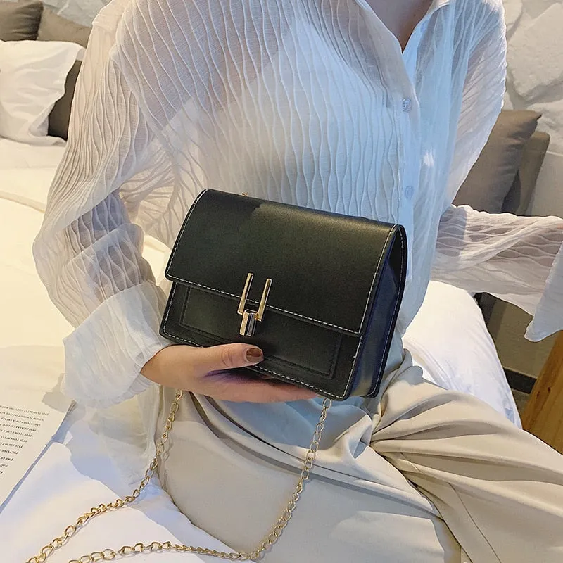 New Small Flap Cross Bags For Women Summer Faux Leather Shoulder Messenger Bag