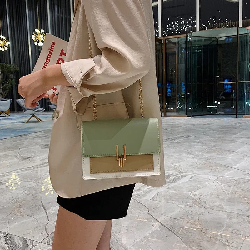 New Small Flap Cross Bags For Women Summer Faux Leather Shoulder Messenger Bag