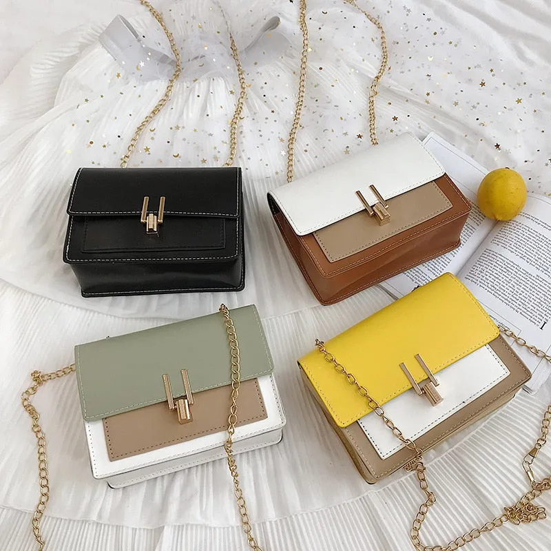 New Small Flap Cross Bags For Women Summer Faux Leather Shoulder Messenger Bag