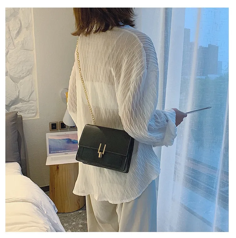 New Small Flap Cross Bags For Women Summer Faux Leather Shoulder Messenger Bag