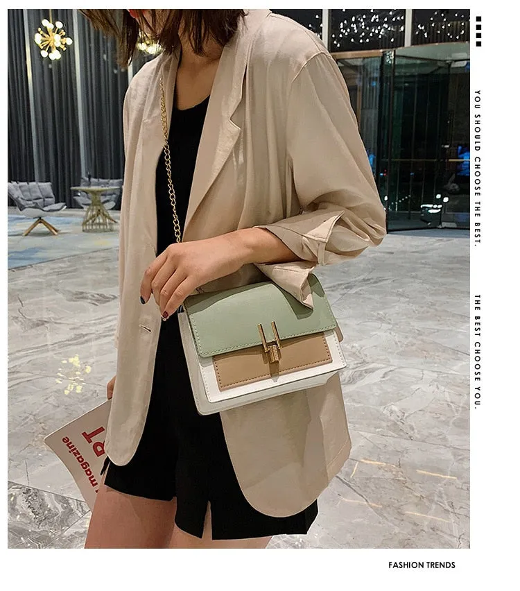 New Small Flap Cross Bags For Women Summer Faux Leather Shoulder Messenger Bag