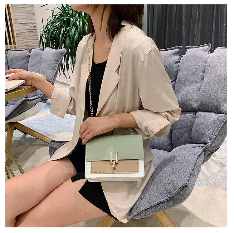 New Small Flap Cross Bags For Women Summer Faux Leather Shoulder Messenger Bag