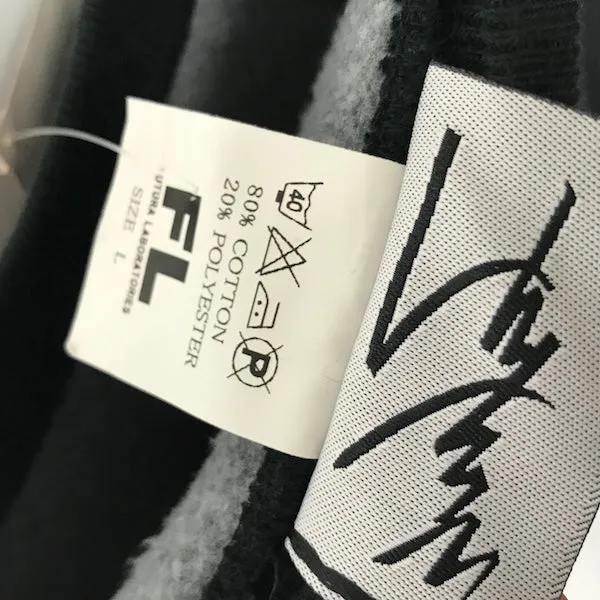 OFFERS OK! [L/XL] DS! Futura Laboratories Vintage Pointman Arc Logo Crewneck Sweatshirt Black