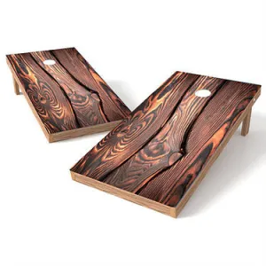 Official Size 2x4 Wave Stain Cornhole Game