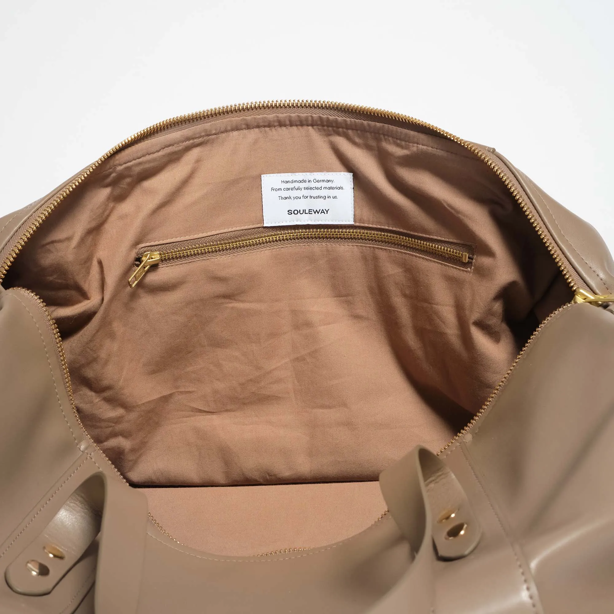 Oleatex Vegan Olive Leather Traveller Set S | Mocha Brown