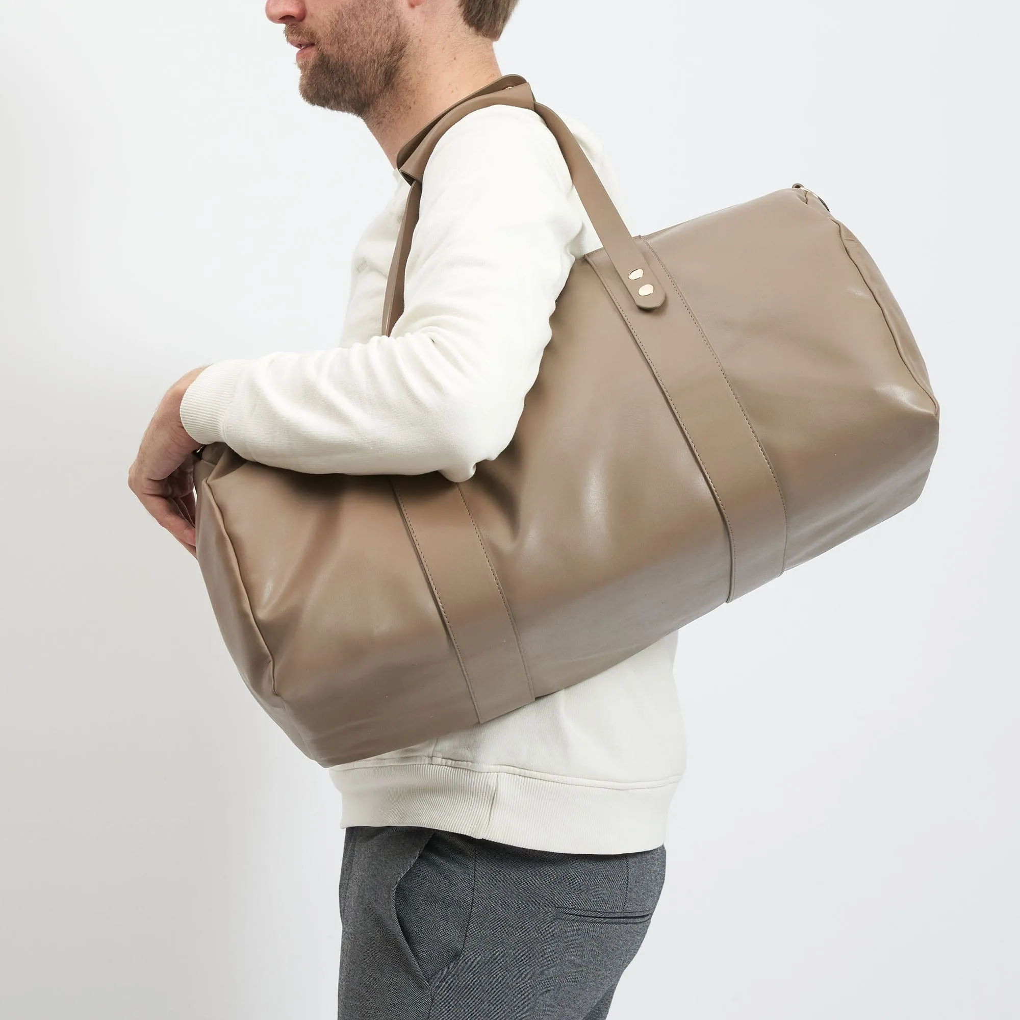 Oleatex Vegan Olive Leather Traveller Set S | Mocha Brown