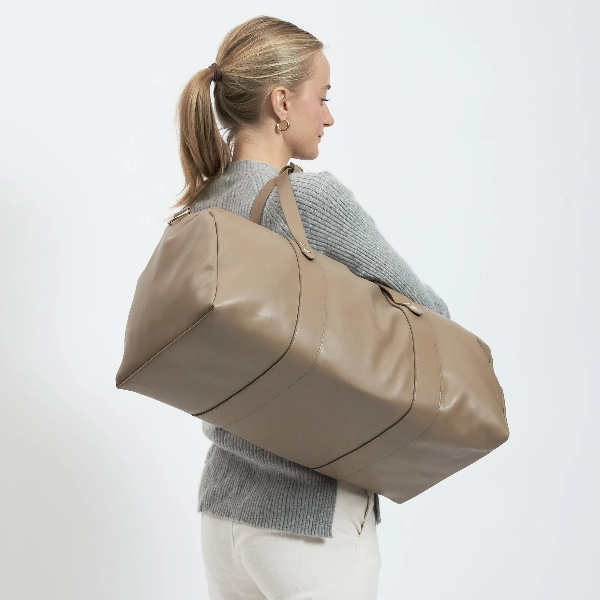 Oleatex Vegan Olive Leather Traveller Set S | Mocha Brown