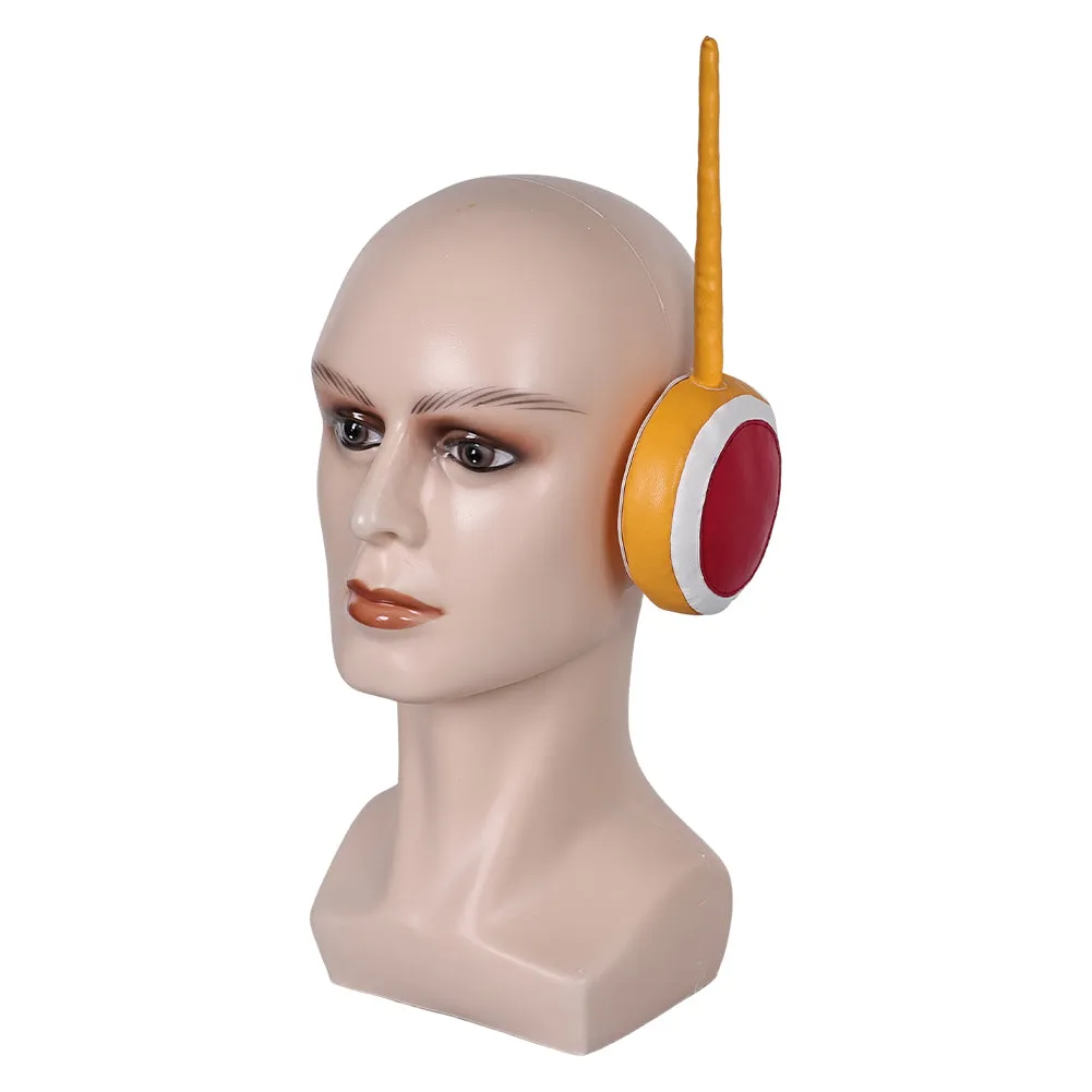 One Piece Luffy Anime Character Cosplay Egghead Arc Yellow Earmuffs Earphone Prop Halloween Carnival Costume Accessories