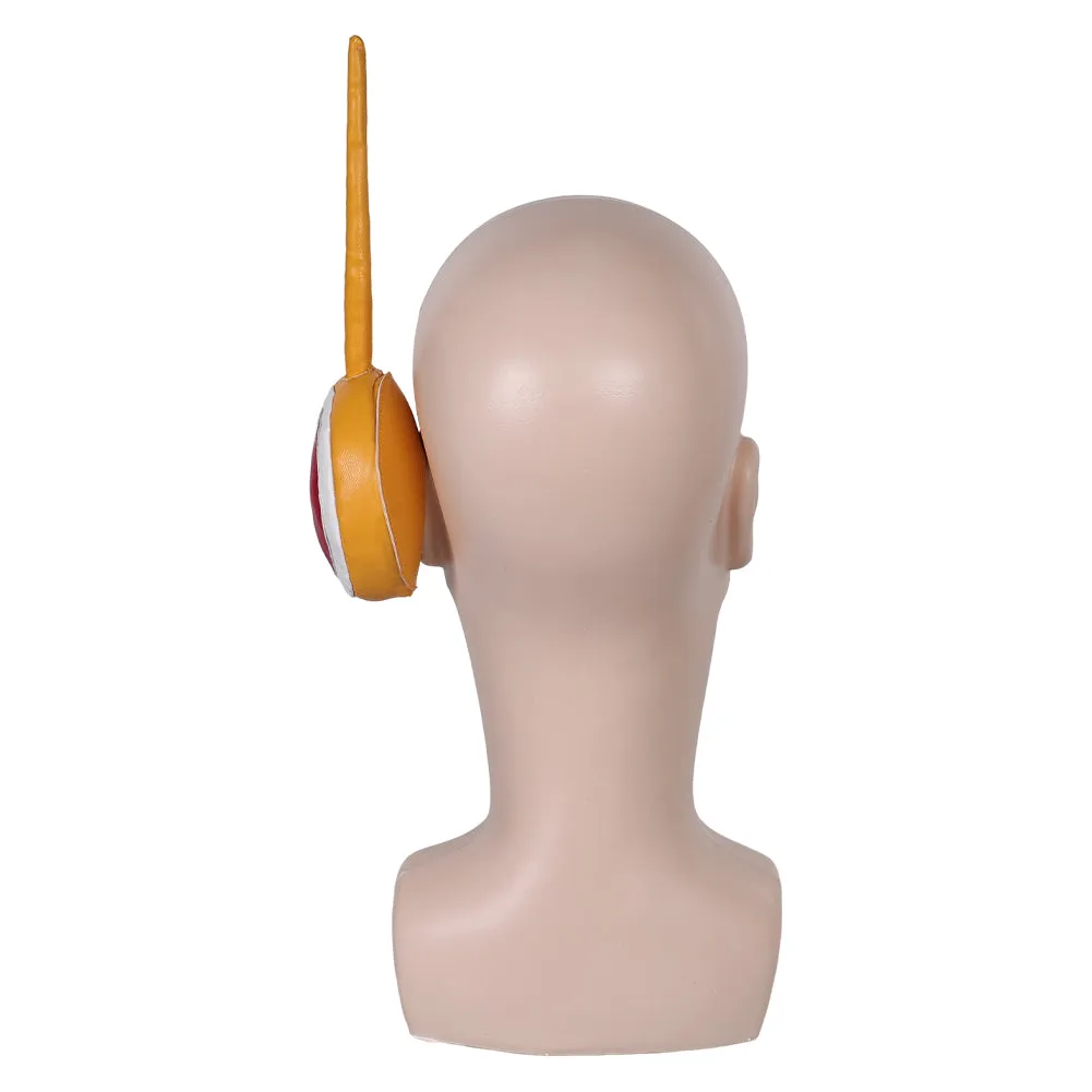 One Piece Luffy Anime Character Cosplay Egghead Arc Yellow Earmuffs Earphone Prop Halloween Carnival Costume Accessories