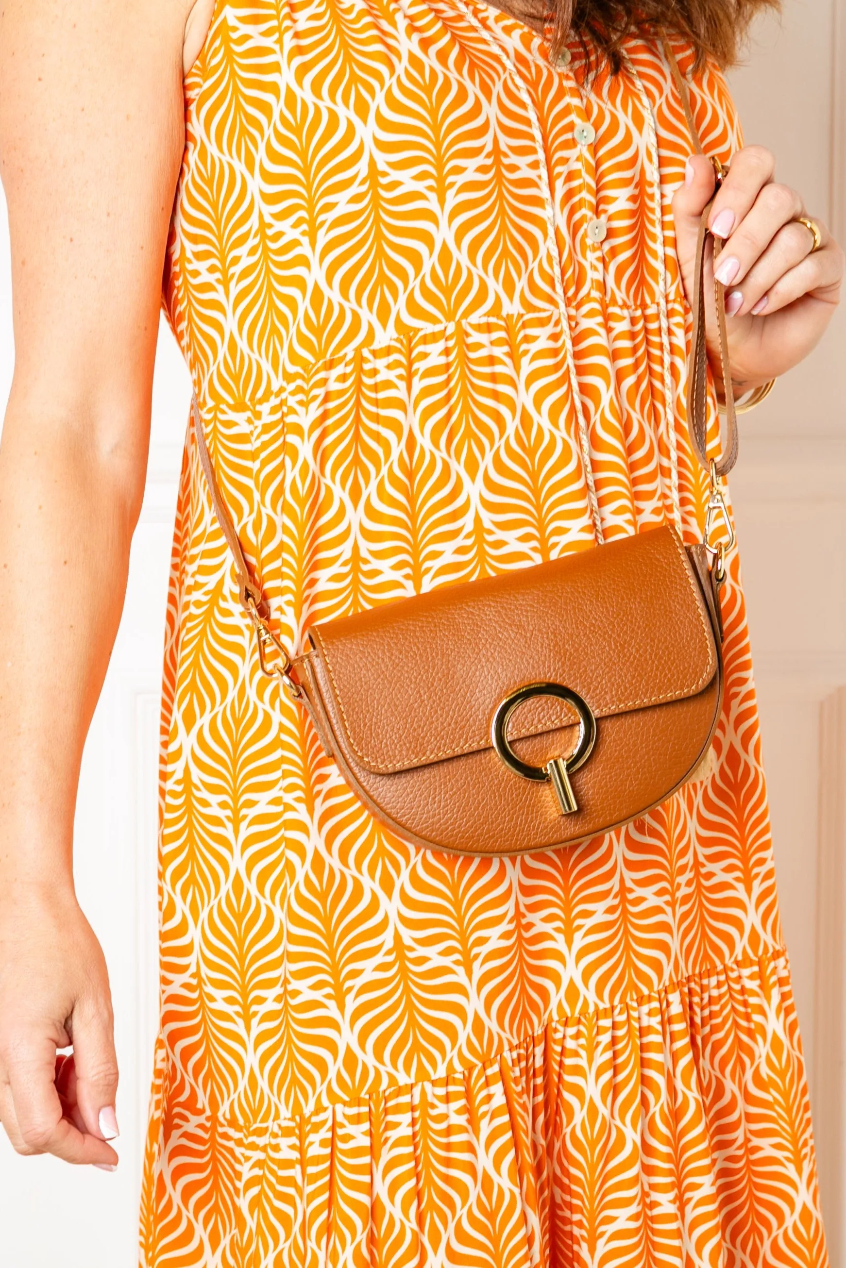 Oslo Leather Crossbody Handbag