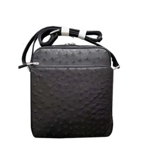 Ostrich Leather Sling Bag