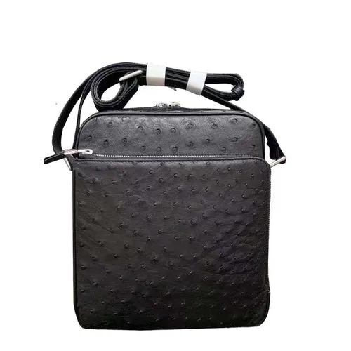 Ostrich Leather Sling Bag