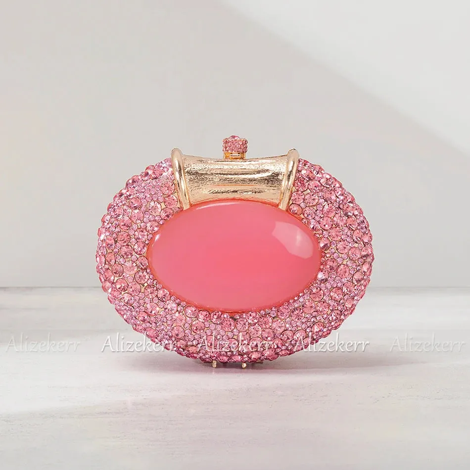 Oval Shaped Diamond Purse