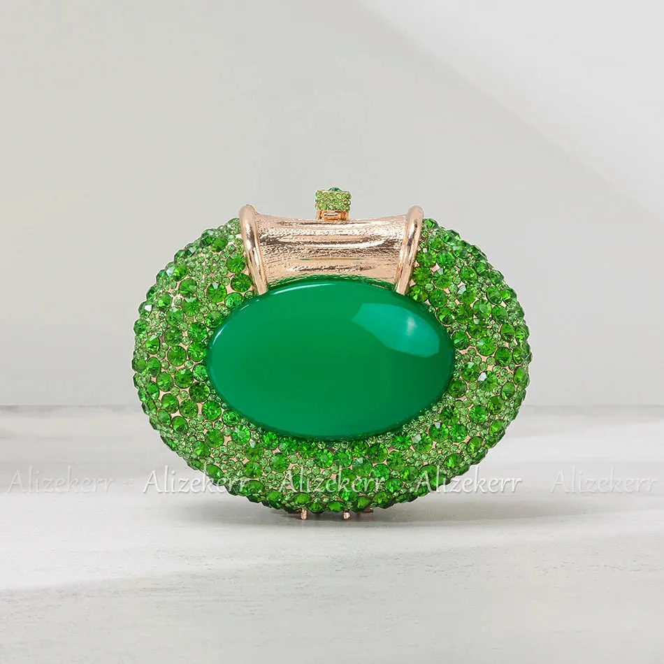 Oval Shaped Diamond Purse