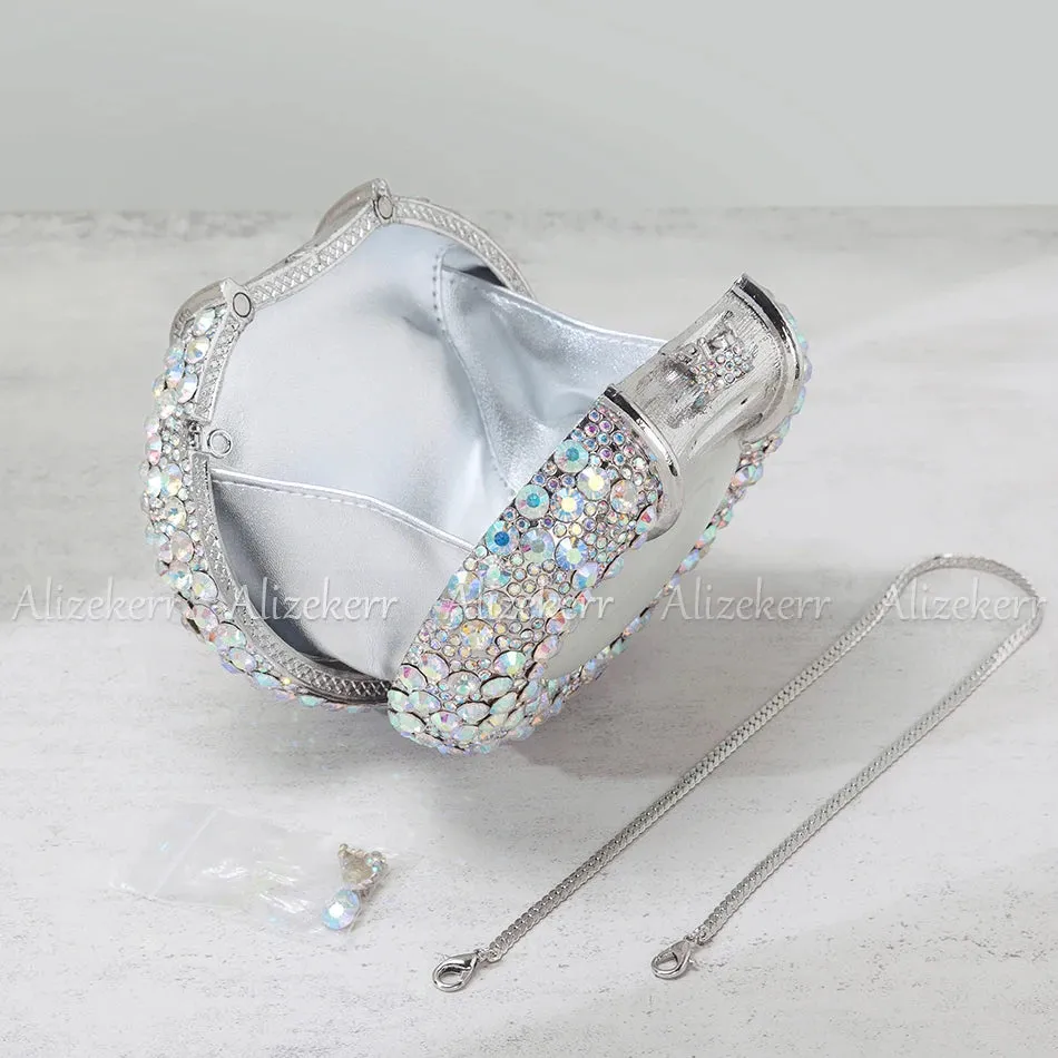 Oval Shaped Diamond Purse
