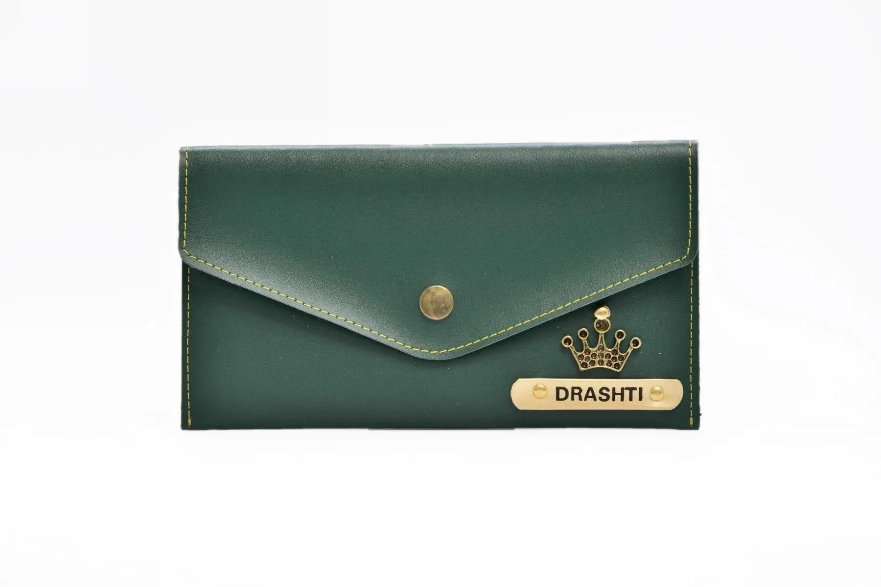 Pack of 2 Personalized Minimal Clutch with Charm