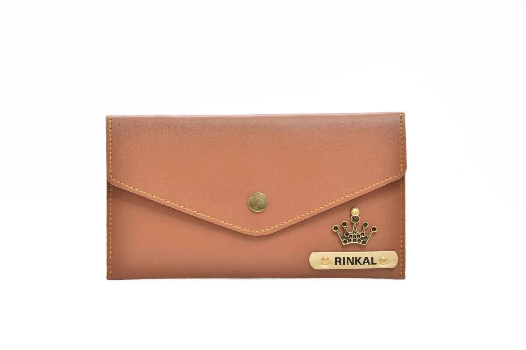 Pack of 2 Personalized Minimal Clutch with Charm