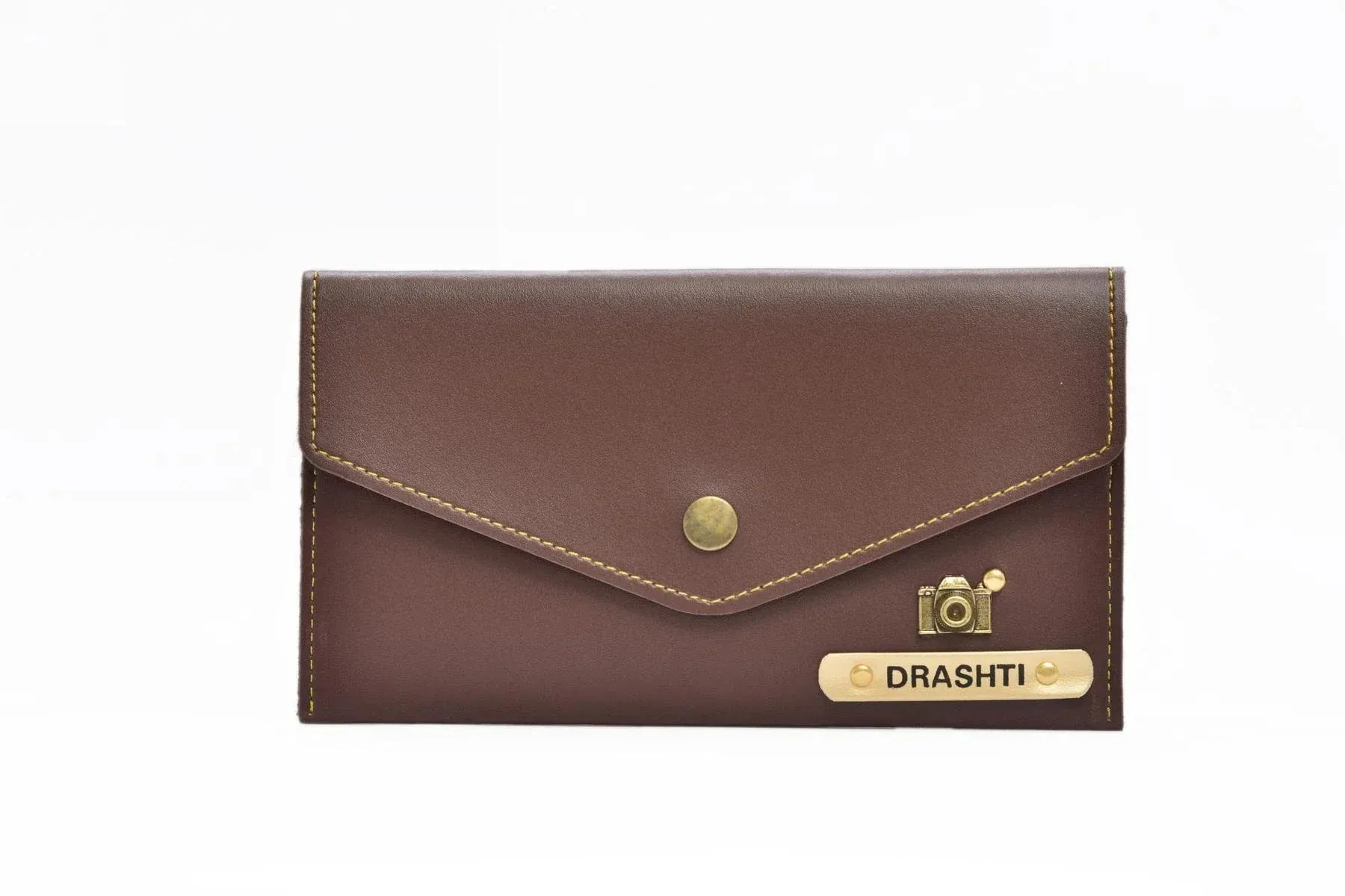 Pack of 2 Personalized Minimal Clutch with Charm
