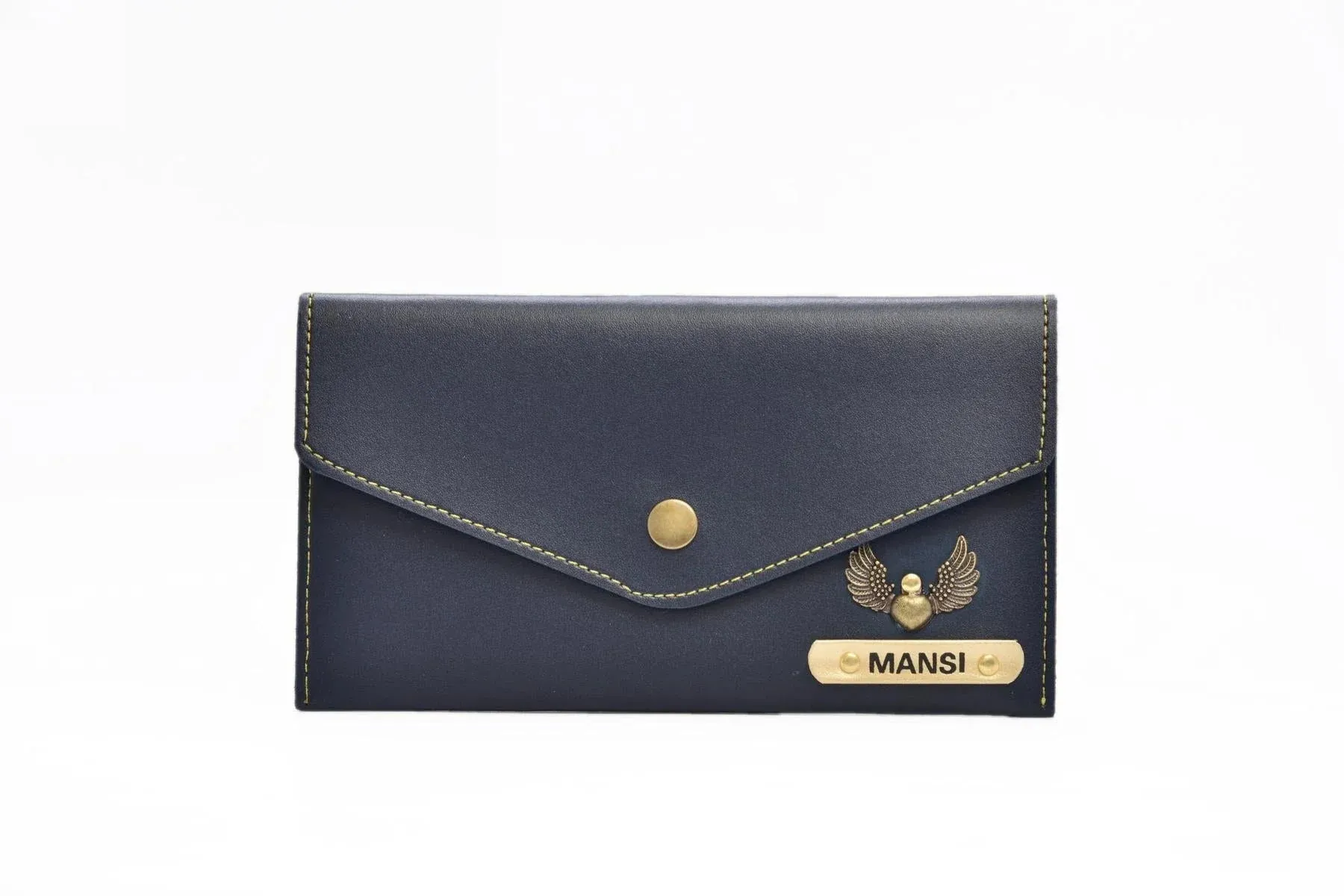 Pack of 2 Personalized Minimal Clutch with Charm