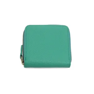 Palmer Square Zip Around Wallet in Turquoise