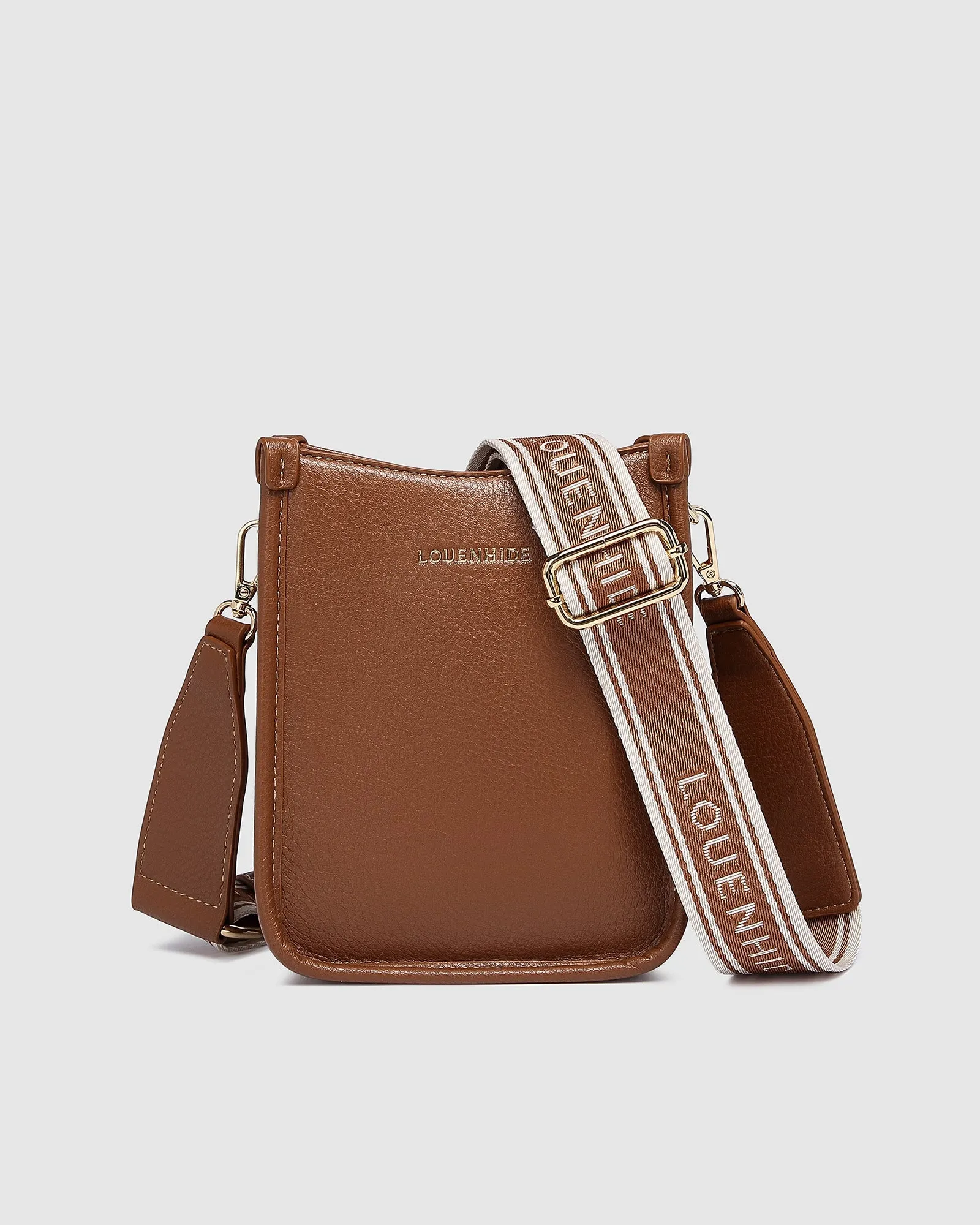 Parker Logo Phone Bag Tan