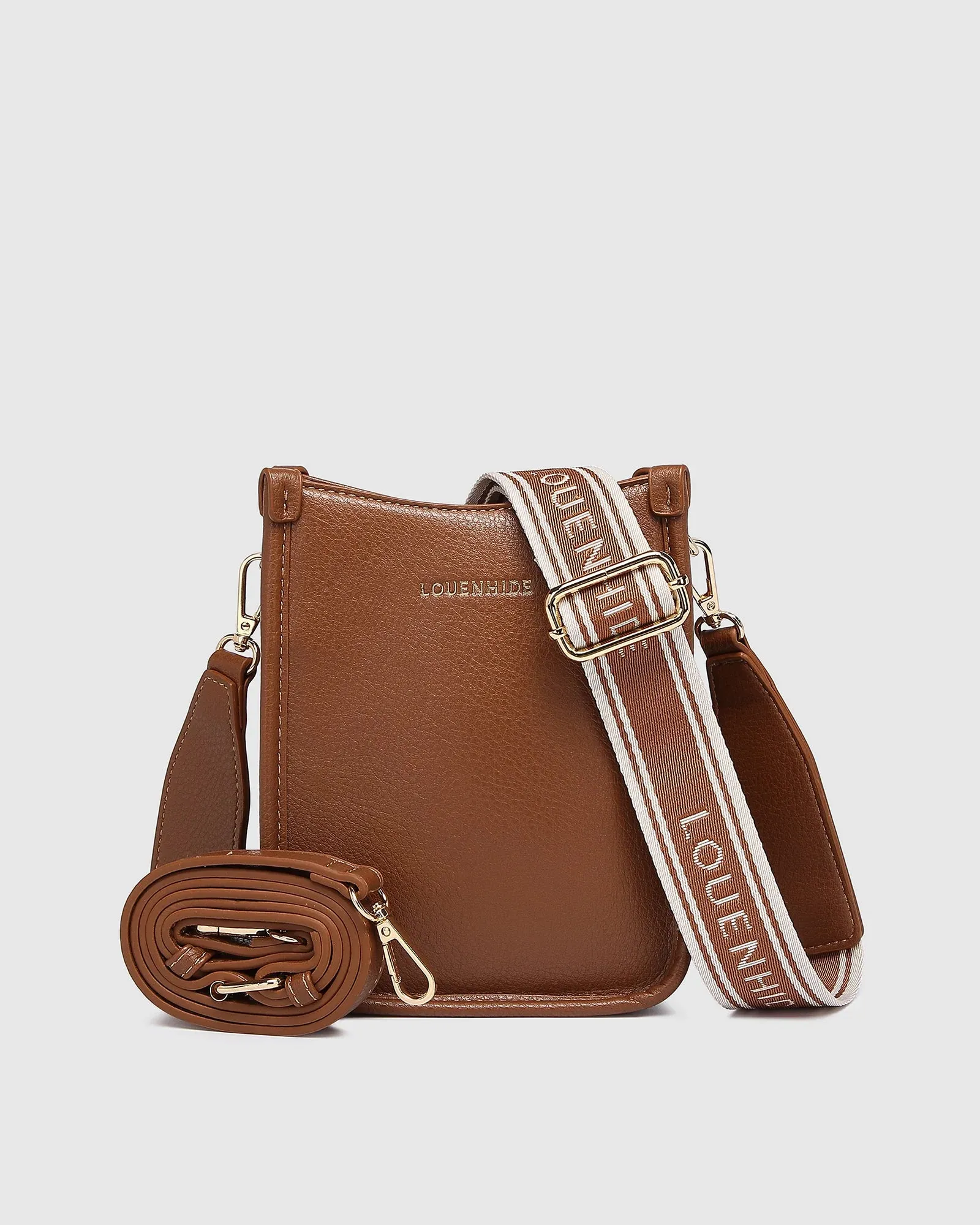 Parker Logo Phone Bag Tan